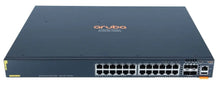 Load image into Gallery viewer, Original HPE Aruba JL725A Enterprise 10GbE Gigabit Ethernet managed Switch 24x 10/100/1000BASE-T Class 4 PoE ports 128 Gbps switching