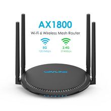 Load image into Gallery viewer, Wavlink AX1800 WiFi 6 Mesh 5GHz Dual Band WiFi Extender Wifi Router Signal Booster Repeater Extend Gigabit Amplifier For Home