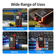 Load image into Gallery viewer, NOYAFA NF-916 4in1 Fiber Optical Power Meter Visual Fault Locator VFL REF FC SC ST RJ45 Fiber Optic Cable Testing Tool
