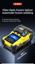 Load image into Gallery viewer, Fiber Optic Fusion Splicer Full set Hot Melt Machine Fully Automatic Fusion Splicer Fiber Optic Cable Trunk Wire Jumper A-87S