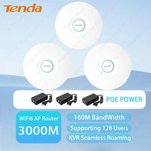 Load image into Gallery viewer, Tenda 3000Mbps Range Extender Wireless Access Point Dual Band 2.4G+5Ghz High Power WiFi6 Hotspot Router