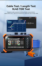 Load image into Gallery viewer, Tahlitech Mini OTDR Optic Otdr Optical Reflector Tester 1310/1550nm 26/24dB Optical Reflectometer Touch Screen OPM VFL