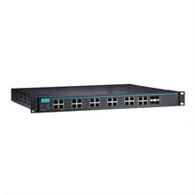 Load image into Gallery viewer, MOXA IKS-G6524A-4GTXSFP-HV-HV 24G-port L2 full Gigabit managed Ethernet switch with 20*10/100/1000BaseT(X), 4*10/100/1000BaseT(X)