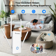 Load image into Gallery viewer, Wavlink AX1800 WiFi 6 Mesh 5GHz Dual Band WiFi Extender Wifi Router Signal Booster Repeater Extend Gigabit Amplifier For Home