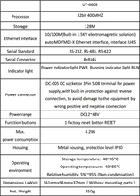 Load image into Gallery viewer, UOTEK 10 / 100M TCP IP to 8 Ports RS232 RS485 RS422 Serial Device Converter RJ45 RS-232 RS-485 RS-422 Adapter UT-6808