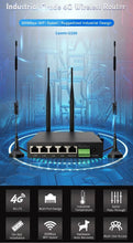 Load image into Gallery viewer, 300Mbps M2M IoT VPN Industrial Wireless Router Modem Wi-Fi Router Openwrt 4G LTE WiFi Router with SIM Card Slot 150 Mbps, 300 Mbps