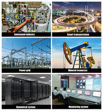 Load image into Gallery viewer, UOTEK 6 Ports RJ45 Industrial Network Managed Ethernet Switch DIN-rail 2 Fibers 100M Single Mode SC UT-62208F-6T2SC-MNF