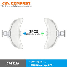 Load image into Gallery viewer, COMFAST 300~900Mbp 5.8G Outdoor WiFi CPE Long range Antenna Repeater wireless Bridge Access Point Amplifer