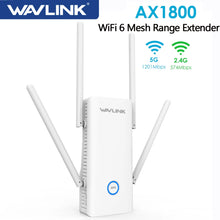 Load image into Gallery viewer, Wavlink AX1800 WiFi 6 Mesh 5GHz Dual Band WiFi Extender Wifi Router Signal Booster Repeater Extend Gigabit Amplifier For Home