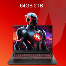 Load image into Gallery viewer, Acer Nitro Gaming Laptop 16in 2.5K 165Hz IPS Screen i7-14650HX 32GB 1TB RTX4060 Gaming Netbook Laptop Computer