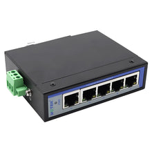 Load image into Gallery viewer, UOTEK 10/100M 5-Port Unmanaged Ethernet Switch Industrial DIN-rail Switch Plug and Play 12/24/48VDC(10.8~52.8VDC) Voltage UT-6405SA