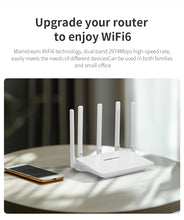 Load image into Gallery viewer, Comfast 3000Mbps Wifi6 Mesh System Wireless Router Dual Band WI-FI 6 Mesh Router Wide signal Range Wifi Range Extender