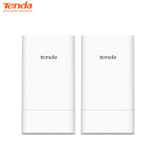 Load image into Gallery viewer, Tenda O1-5G 1KM 5GHz Outdoor CPE Wireless 9dbi WIFI Repeater Extender Router AP Access Point Wi-Fi Bridge with POE/DC Adapter