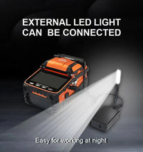 Load image into Gallery viewer, Original AI-9 AI-6 AI-5 Signal Fire Fiber Fusion Splicer 10 Languages freely Switch Built-in Optical Power Meter and VFL5.0 CE,FCC,RoHS
