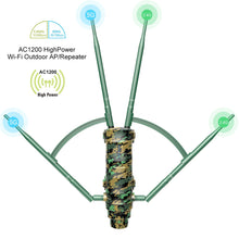 Load image into Gallery viewer, WavLink AC1200 Dual Dand 2.4G&5Ghz High Power IP67 Weatherproof Long Range Outdoor WiFi Extender/AP/Mesh Wireless Router