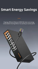 Load image into Gallery viewer, KeepLink 16-Port Gigabit Ethernet Switch Unmanaged Plug and Play, 24*10/100/1000Mbps, 32Gbps Switching capacity, 23.80Mpps