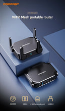 Load image into Gallery viewer, Comfast WiFi6 3000Mbps Mesh Router WiFi System Whole Home Coverage 2.5Gbps WiFi Router Range Extender 4 Antennas
