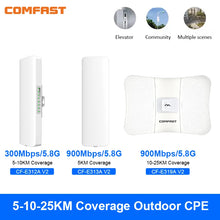 Load image into Gallery viewer, COMFAST 5-25Km Long Range 30dBm High Power Outdoor WiFi CPE 900Mbp 5G 26dbi Antenna AP Signal Amplifier Bridge