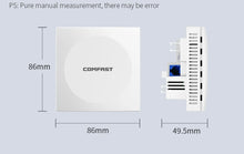 Load image into Gallery viewer, Comfast AX1500 WiFi6 In-wall Access Point AP Gigabit 5G+2G MU-MIMO Signal Booster 86 Panel 48V POE Indoor Hotel Extender Router