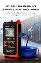 Load image into Gallery viewer, NOYAFA NF-916 4in1 Fiber Optical Power Meter Visual Fault Locator VFL REF FC SC ST RJ45 Fiber Optic Cable Testing Tool