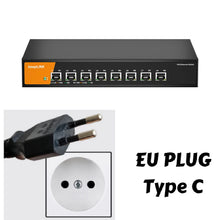 Load image into Gallery viewer, KeepLiNK 8 Port 10G/Multi-Gig Unmanaged Ethernet Switch Desktop/Wall-Mount Plug and Play Sturdy Metal Casing KP-9000-8XT-AC