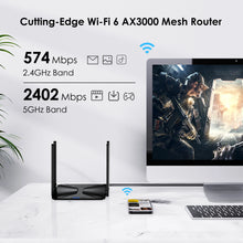 Load image into Gallery viewer, WavLink AX3000/6000 WiFi6 Dual Band Gaming Router 2.5Gbps WAN 4*1000Mbps EverythingMesh/Router/AP/Repeater Mode for Home