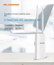 Load image into Gallery viewer, Comfast CF-E5 Outdoor 4G SIM Card WiFi LTE 300Mbps Router/Access Point 2.4GHz Wi-Fi 802.11b, Wi-Fi 802.11g, Wi-Fi 802.11n 1*Micro SIM