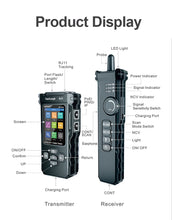 Load image into Gallery viewer, NOYAFA NF-8506 Network Cable Tester Support PING test/IP scan/network port speed Multifunction Cable Tracker finding tool
