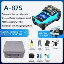 Load image into Gallery viewer, A-87S Fusion Splicing Machine Fusion Fiber Machine Leather Wire Optical Cable Tail Fiber Jumper Fusion Splicing 3-in-1 Fixture