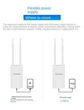 Load image into Gallery viewer, Comfast CF-E5 Outdoor 4G SIM Card WiFi LTE 300Mbps Router/Access Point 2.4GHz Wi-Fi 802.11b, Wi-Fi 802.11g, Wi-Fi 802.11n 1*Micro SIM