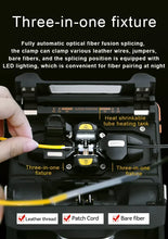 Load image into Gallery viewer, K5 Fusion Splicer 6 Motor Core alignment mini splicing machine optical fiber ftth welding equipment for telecoms FTTH installations