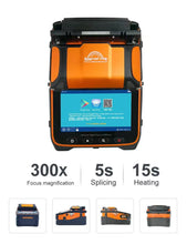 Load image into Gallery viewer, Original AI-9 AI-6 AI-5 Signal Fire Fiber Fusion Splicer 10 Languages freely Switch Built-in Optical Power Meter and VFL5.0 CE,FCC,RoHS