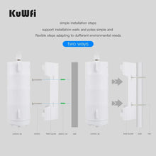 Load image into Gallery viewer, KuWFi 4G Outdoor WIFI Router 300Mbps Waterproof 4G SIM Card Router Wide Range Wireless Internet Hotspot Wifi Support 64 Users
