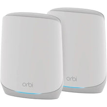 Load image into Gallery viewer, Orbi Whole Home Tri-Band WiFi 6 Mesh Network System Router with 1 Satellite Extender, Security Features, Fast AX5200 gigabit RBK752P