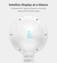 Load image into Gallery viewer, COMFAST 3000Mbps Dual Band 48V POE Adapter WiFi6 Outdoor Router WiFi Access Point, 2.4GHz/5.8GHz, WiFi 802.11 ax, 5*4dBi Built-in Antennas