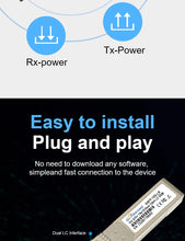 Load image into Gallery viewer, SFP 10G LR 10/20km, Transceiver Module Single-Mode 1310nm LC SFP+ 10Gb Compatible with Cisco/Mikrotik/Juniper/Intel