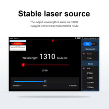 Load image into Gallery viewer, OTDR Tester RJ45 TDR Test Optical Fiber Network Cable Testing OTDR Auto tester event map OPM VFL TDR Cable Tester