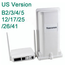Load image into Gallery viewer, Yeacomm YF-P11K 4G CPE WiFi Kit outdoor LTE Router and indoor Wireless Access Point 2*LAN 2.4GHz WiFi Router Repeater Signal Booster