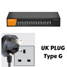 Load image into Gallery viewer, KeepLiNK 8 Port 10G/Multi-Gig Unmanaged Ethernet Switch Desktop/Wall-Mount Plug and Play Sturdy Metal Casing KP-9000-8XT-AC