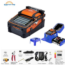 Load image into Gallery viewer, Original AI-9 AI-6 AI-5 Signal Fire Fiber Fusion Splicer 10 Languages freely Switch Built-in Optical Power Meter and VFL5.0 CE,FCC,RoHS