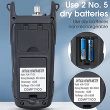 Load image into Gallery viewer, COMPTYCO AUA-Y510A/Y710A High Precision Fiber Optic Power Meter With LED Light OPM Optical Power Meter, Single Mode Fiber
