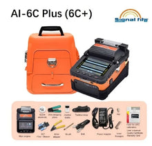Load image into Gallery viewer, AI-9 AI-8C AI-6C AI-6A AI-30A AI-20A Signal Fire Multi-language Optical Fiber Fusion Splicer FTTH Fiber Splicing Machine