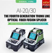 Load image into Gallery viewer, Signalfire AI-30 AI-20 AI-9 AI-6C AI-7C AI-6A AI-5 6 Motors Fiber Splicing Machine Fusion Splicer Complete Tool Kit 7800mAH lithium battery