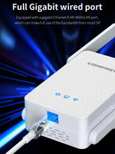 Load image into Gallery viewer, Wifi6 Repeater Gigabit Wireless Extender Dual Band 2.4&5Ghz 4 Antenna WiFi Router Long Range WLAN Signal Amplifer