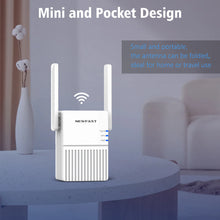 Load image into Gallery viewer, 1200Mbps WiFi Extenders Repetetidor 300Mbps Wireless Repetidor Signal Booster 2.4G/5G Extender Powerful WiFi Range Amplifiers