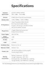 Load image into Gallery viewer, COMFAST High Power Outdoor WiFi AP 750Mbps Router Amplifier 2.4G/5.8G 6dBi WiFi Antenna Long Rang Signal Extender Repeater CF-WA860
