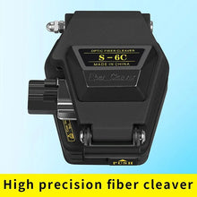 Load image into Gallery viewer, High Precision Fiber Cleaver Black S-6C Optical Fiber Cable Cutting Knife FTTT Fiber Optic Knife Tools Cutter 16 Surface Blade