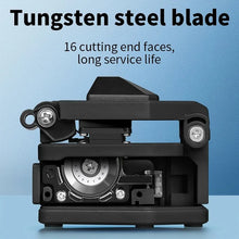 Load image into Gallery viewer, High Precision Fiber Cleaver Black S-6C Optical Fiber Cable Cutting Knife FTTT Fiber Optic Knife Tools Cutter 16 Surface Blade