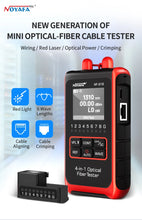 Load image into Gallery viewer, NOYAFA NF-916 4in1 Fiber Optical Power Meter Visual Fault Locator VFL REF FC SC ST RJ45 Fiber Optic Cable Testing Tool