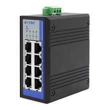 Load image into Gallery viewer, UOTEK 1000M Industrial Ethernet Switch Gigabit 8 Port RJ45 Network Unmanaged DIN-Rail Full Half Duplex Plug and Play UT-6408GC
